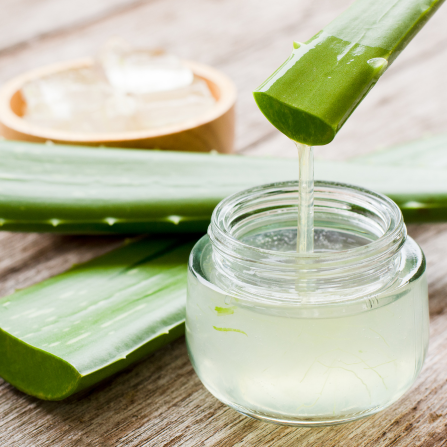 Du gel d'aloe vera