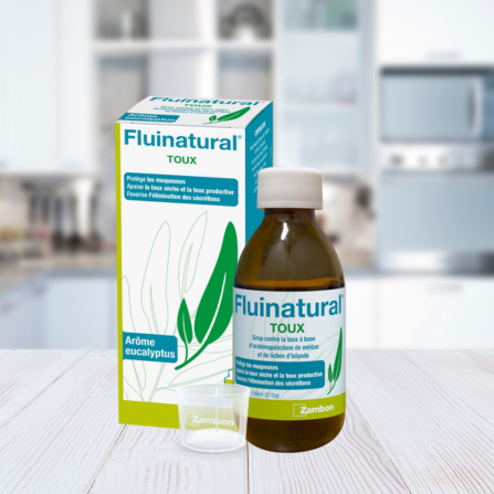 Fluinatural, le sirop pour la toux sèche et grasse, disponible sur Pharmazon.fr