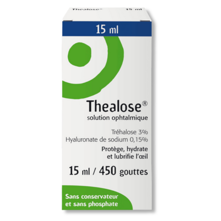 La solution oculaire Théaloze