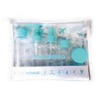 Kit 9 pièces avec trousse transparente