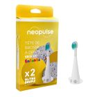 Têtes de brosse ultra-souple enfant Boite de 2