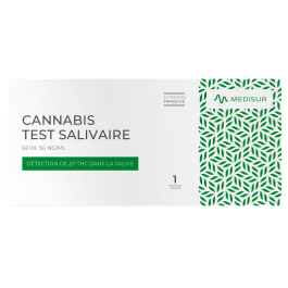 Test salivaire THC Cannabis fabriqué en France - My Pharmacie Box