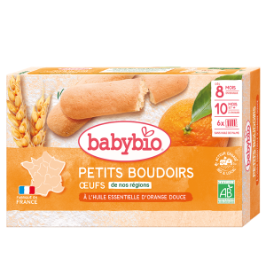 Petits boudoirs à l'huile essentielle d'orange douce Boite de 120g