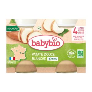 Patate douce blanche d'Anjou 2 pots de 130g