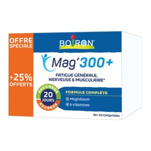 Fatigue générale, nerveuse et musculaire Boite de 100 comprimés (80 + 20 offerts)