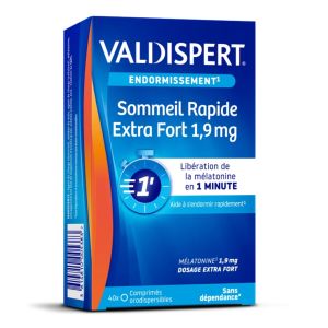 Sommeil rapide extra fort 1,9mg - Boite de 40 comprimés