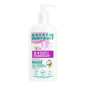 Masque 2 en 1 nourrissant cheveux bouclés et ondulés BIO 300ml