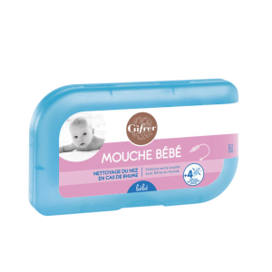 Mouche-bébé par aspiration + 4 embouts offerts