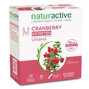 Cranberry entretien stick Boite de 20