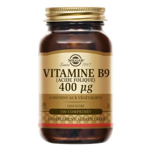 Vitamine B9 400µg 100 comprimés 