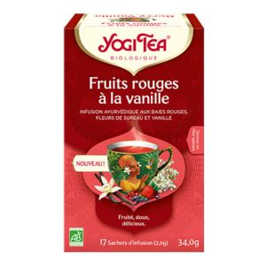 Fruits rouges à la vanille - 17 sachets