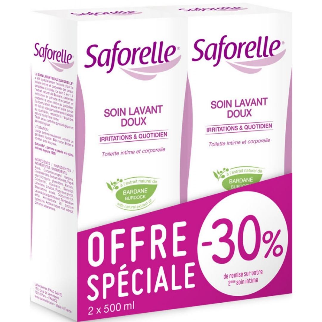 Iprad Saforelle Soin Lavant Doux Solution 500 ml