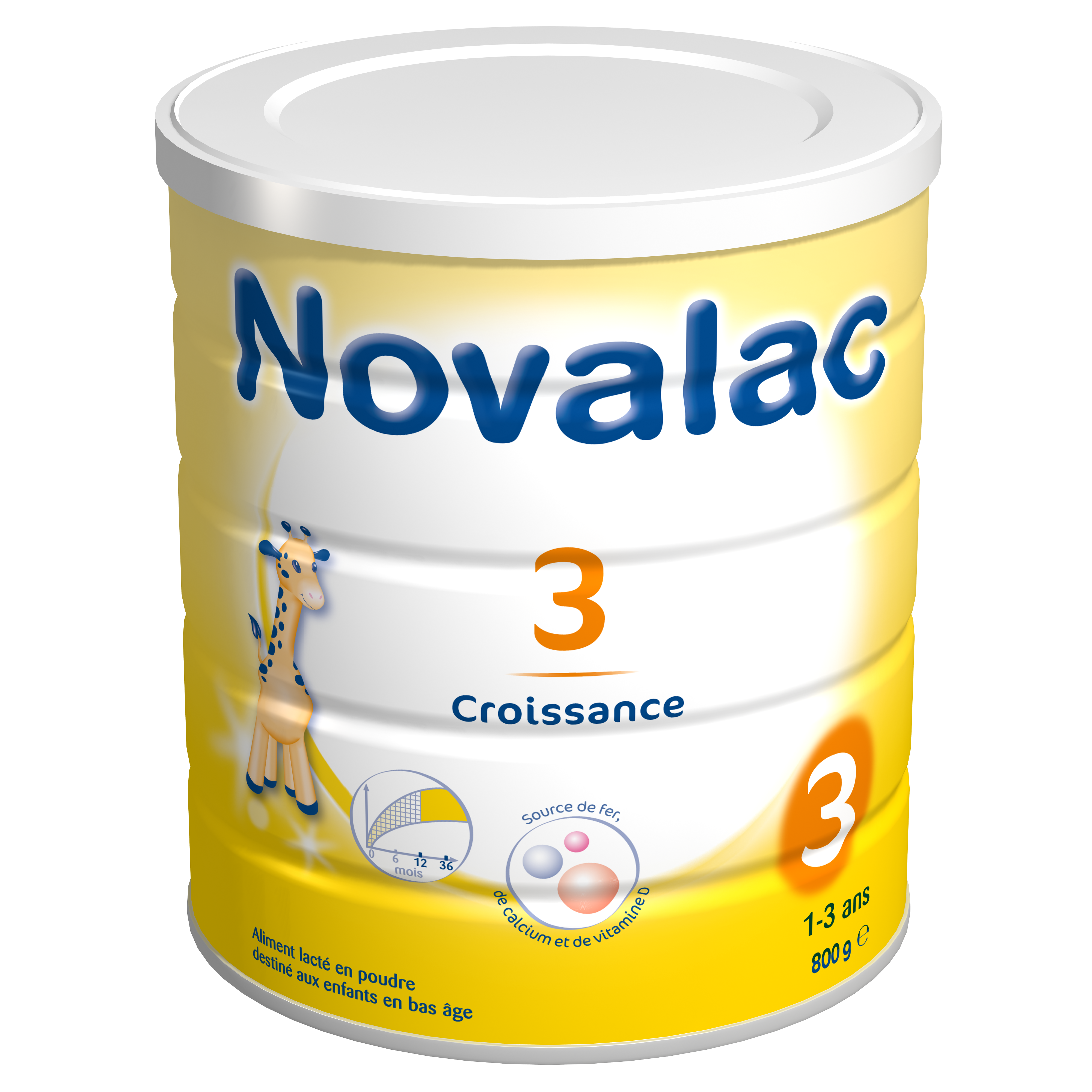 Novalac 3 Croissance 1-3 Ans 800 g