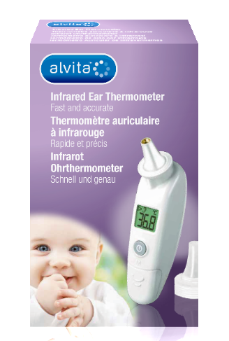 Thermomètre bébé auriculaire